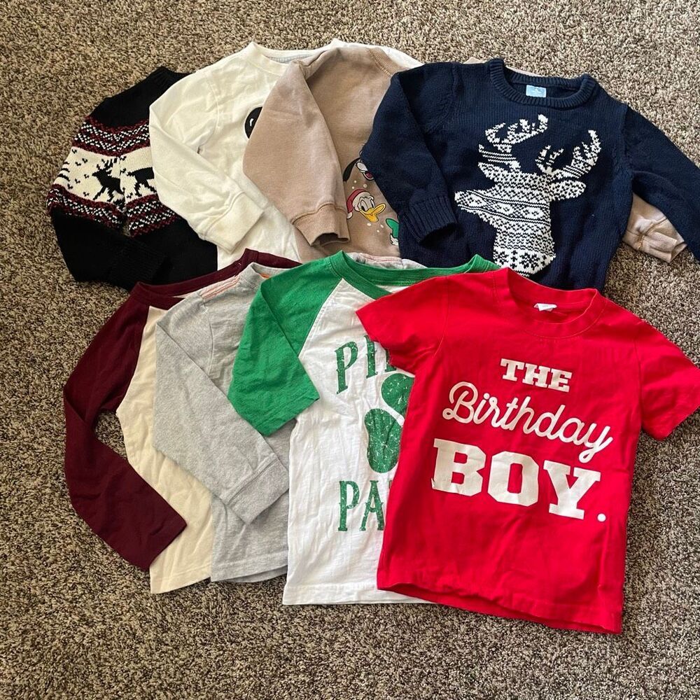 2T boys seasonal holiday tops